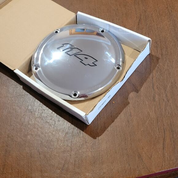 New Harley Davidson Chrome 114 Derby Cover part #25700389 - Picture 4 of 10